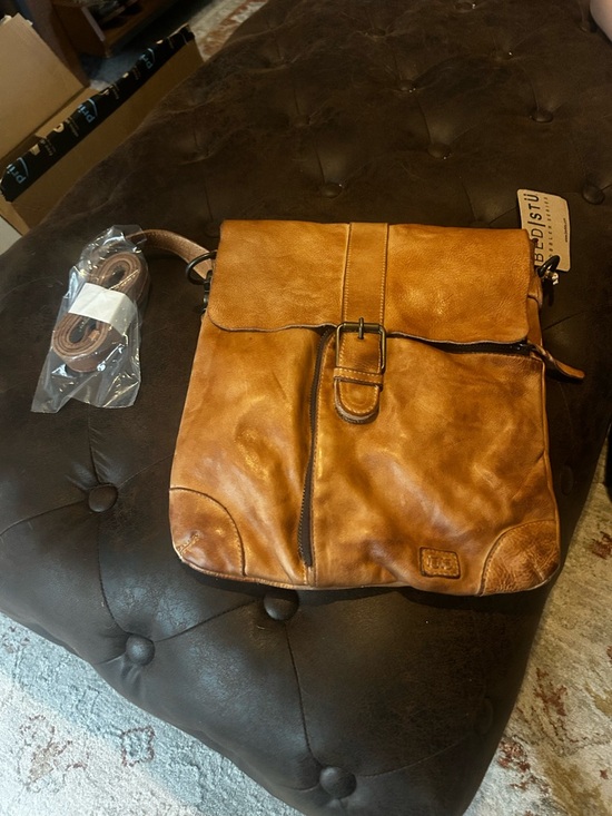 BED|STU Handbags - Bed|Stu Tan Leather Crossbody Messenger Bag